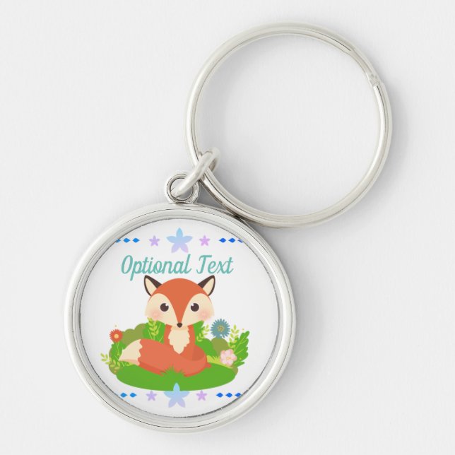 Cute Little Fox Keychain (Front)