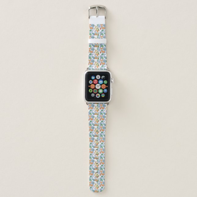 Cute Little Fox Pattern Apple Watch Band (Front)