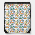 Cute Little Fox Pattern Drawstring Bag