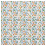Cute Little Fox Pattern Fabric