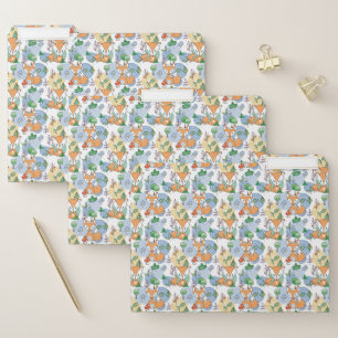 Cute Little Fox Pattern File Folder