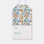 Cute Little Fox Pattern Gift Tags