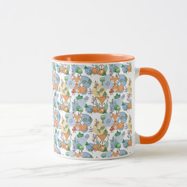 Cute Little Fox Pattern Mug (Right)