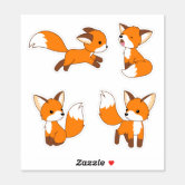 Cute Sleepy Little Fox Sticker