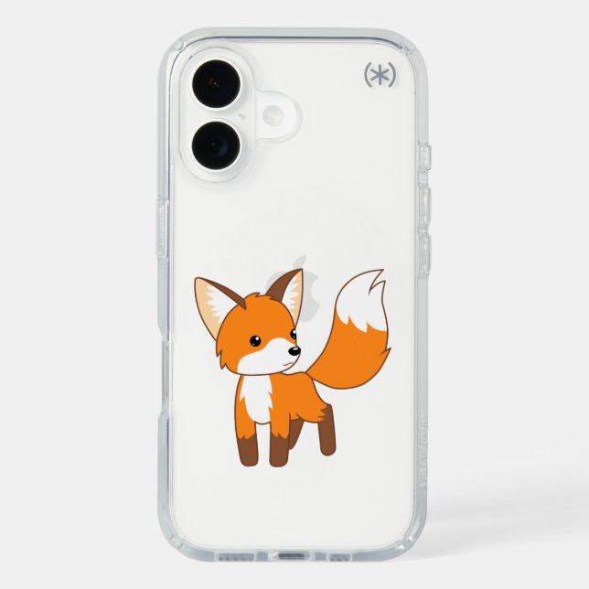 Cute Little Fox Speck iPhone Case (Front)