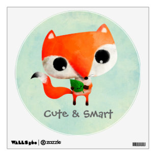 Cute Little Fox Wall Sticker