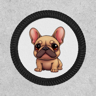 Cute Little French Bulldog Pet Dog Animal Patch