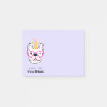 Cute Little Frenchie Personalized | Purple Post-it Notes at Zazzle