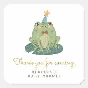 Cute Little Frog Birthday Gift Tags