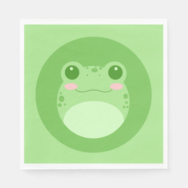 Cute Little Frog Napkins (Front)
