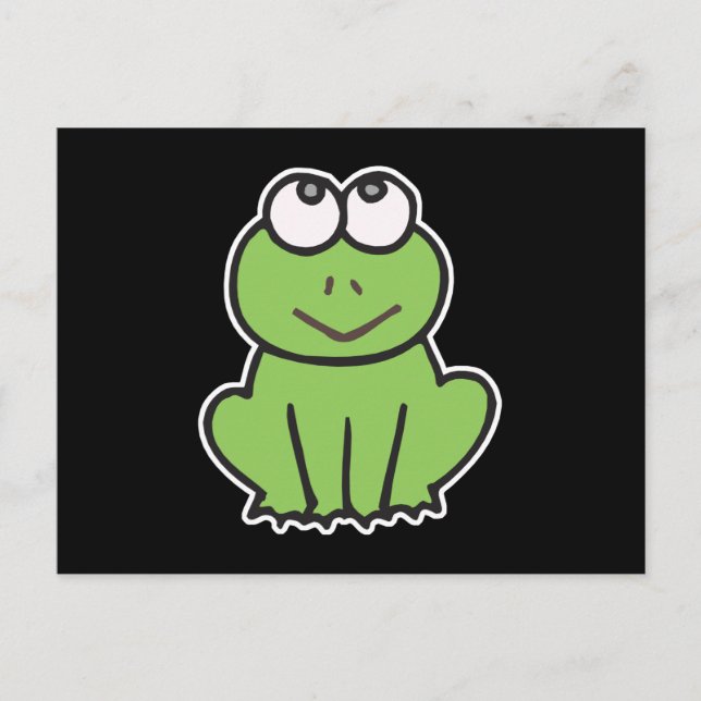 cute little froggy frog postcard (Front)