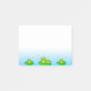 Cute Little Frogs Post-it Notes