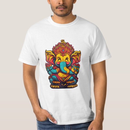 Cute Little Ganesha T_Shirt