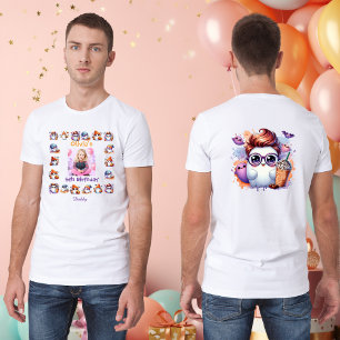 Cute Little Ghost Halloween Birthday Daddy’s  Tri-Blend Shirt