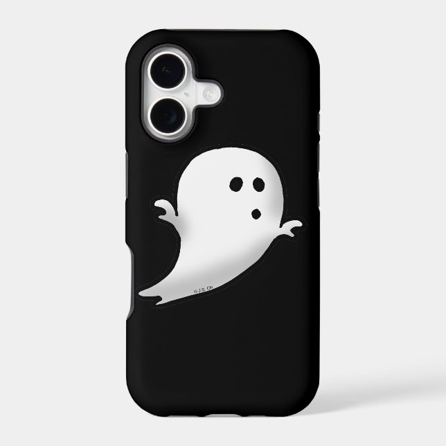 Cute little ghost iphone case (Back)