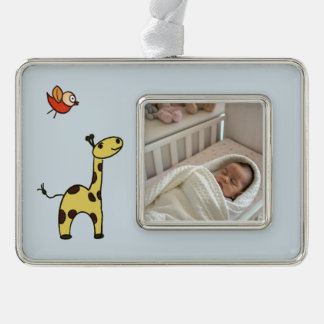 Cute little giraffe christmas ornament