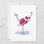 cute little girl figure skater spinning (Front)