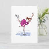 cute little girl figure skater spinning (Standing Front)