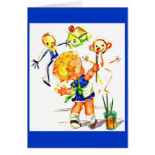 cute little girl painting on the wall (Front)