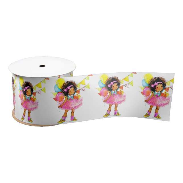 Cute Little Girl Ribbon (Spool)