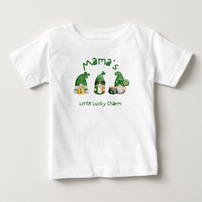 Cute Little Gnomes St Patricks Day T-shirt  (Front)