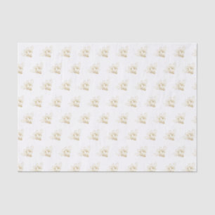Cute Little Golden Honey Bee White Tissue Paper