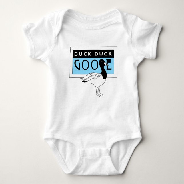 Cute Little Goose Baby Bodysuit (Front)
