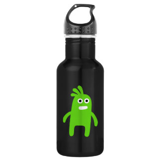 Cute Little Green Monster Stainless Steel Water Bottle