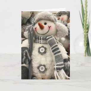 **CUTE LITTLE GUY SAYS MERRY CHRISTMAS" HOLIDAY CARD