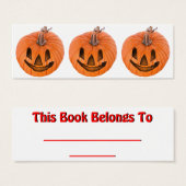 Cute Little Halloween Jack-o-Lanterns (Front & Back)