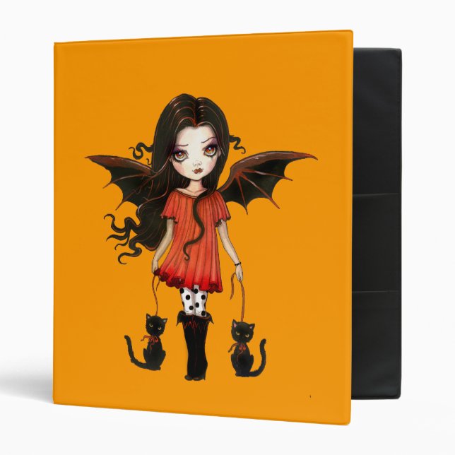 Cute Little Halloween Vampire Binder (Front/Inside)