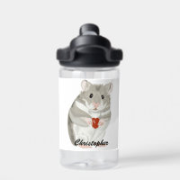 Hamster holding 2025 water bottle