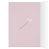 Cute little Hamster holding flower editable Sorry Cards (Inside (Left))