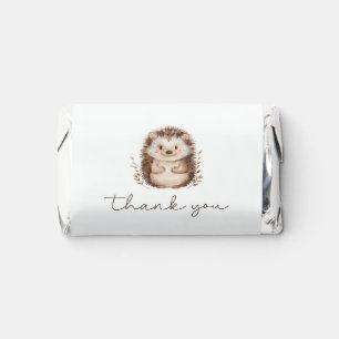 Cute Little Hedgehog Baby Shower Candy Hershey's Miniatures