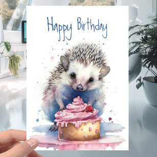 happy birthday hedgehog