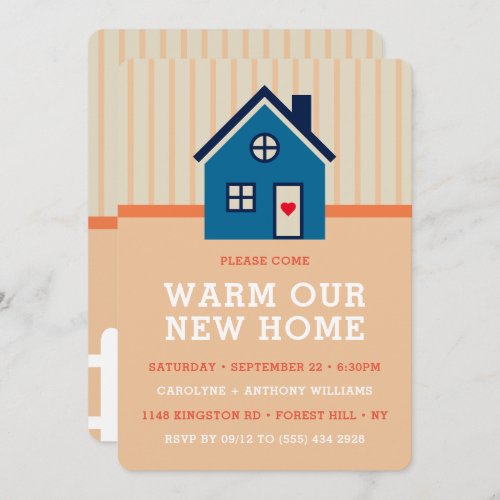 Cute Little Home  Housewarming Party Invitation