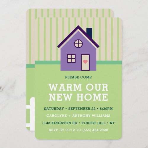 Cute Little Home  Housewarming Party Invitation