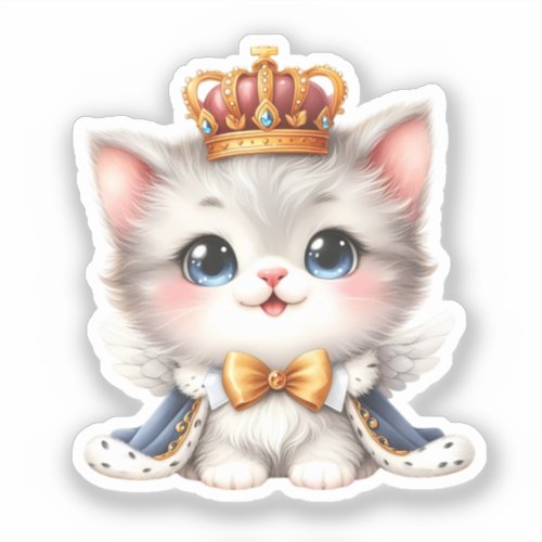 Cute little Kitten Prince Sticker