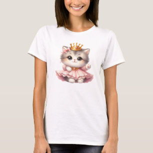 Cute little Kitten Princess T-Shirt