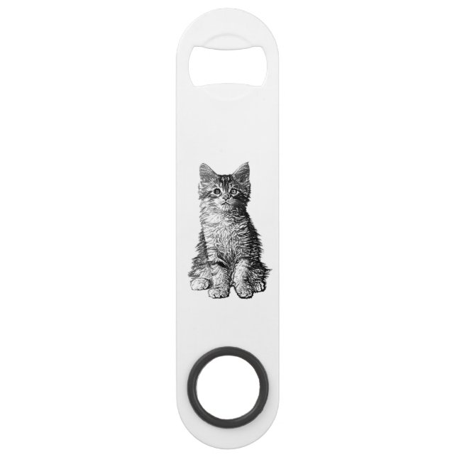 Cute Little Kitten Speed Bottle Opener (Front)