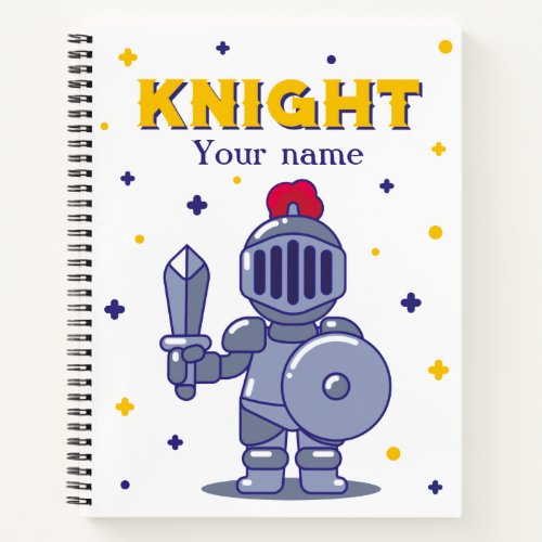 Cute Little Knight Notebook