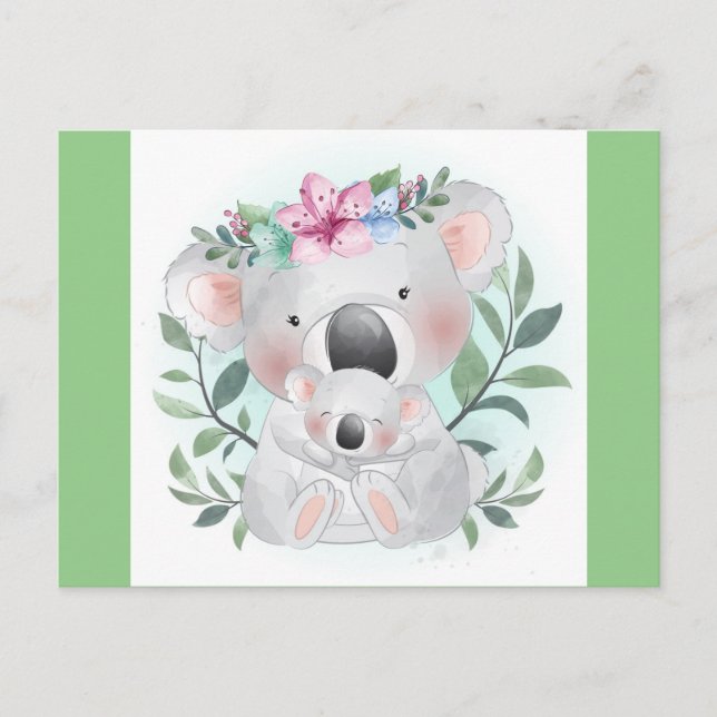 Cute Little Koala Postcard (Front)