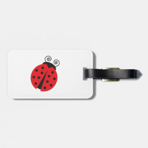 Cute Little Ladybug Luggage Tag