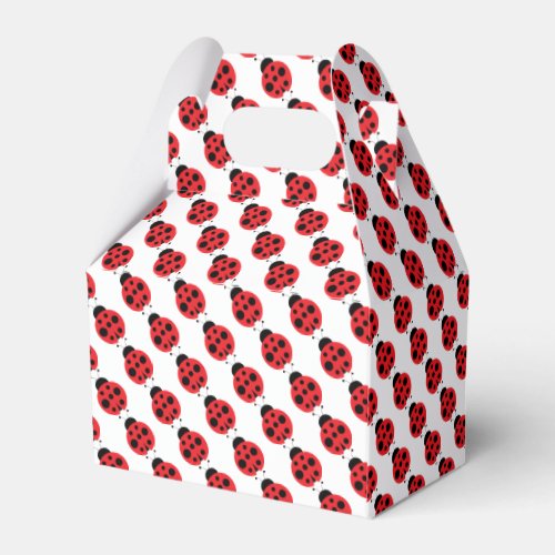 Cute Little Ladybug Party Favor Box