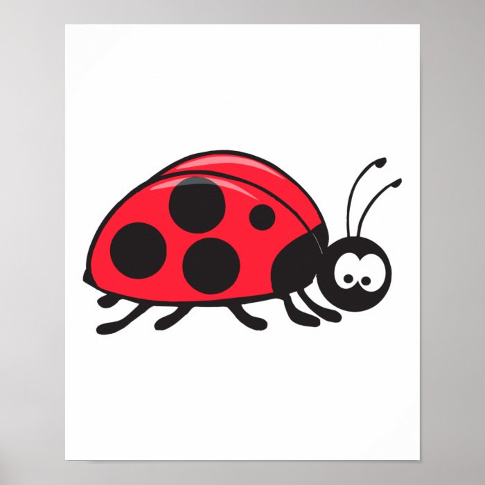 cute little ladybug print