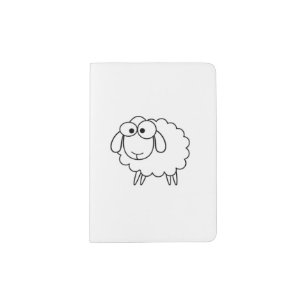 Cute Little Lamb Passport Holder
