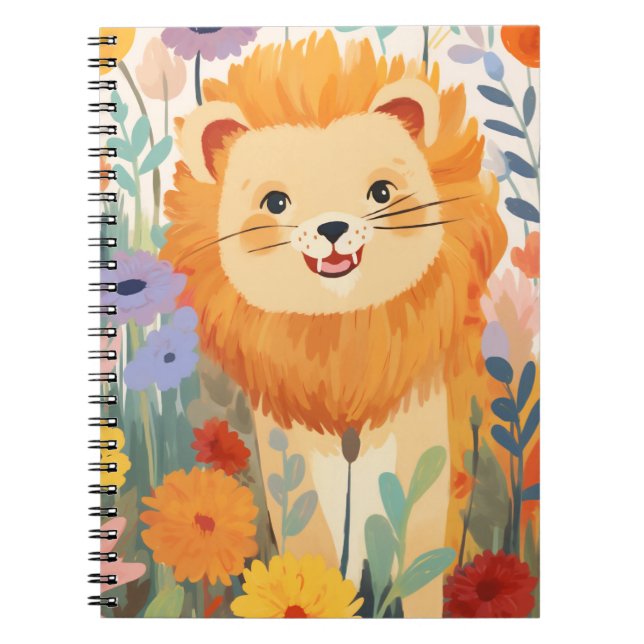 Cute Little Lion Notebook (Front)