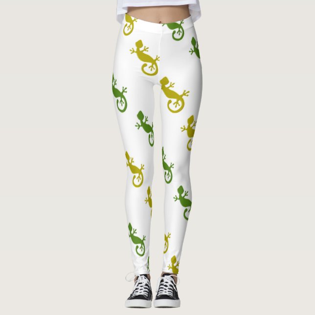 Cute little lizards leggings (Front)
