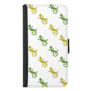 Cute little lizards samsung galaxy s5 wallet case