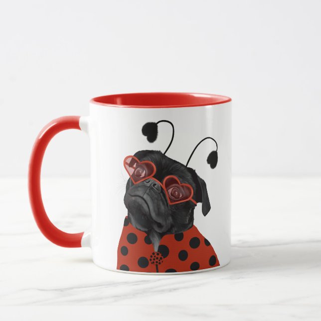 Cute Little Love Pug | Pug Lovers  Mug (Left)